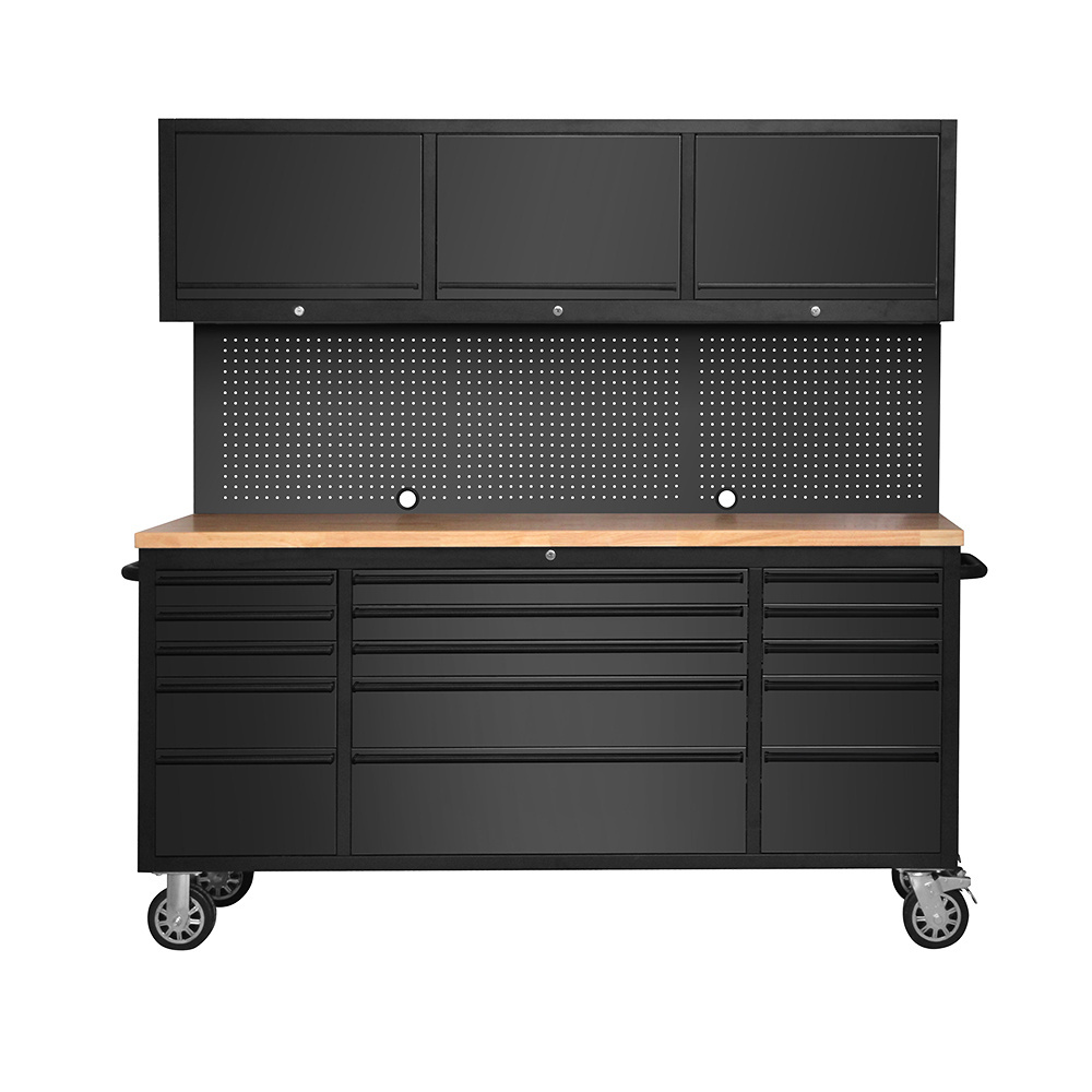 72 inch Stainless Steel garage storage  15 Drawers roller Tool Cabinet