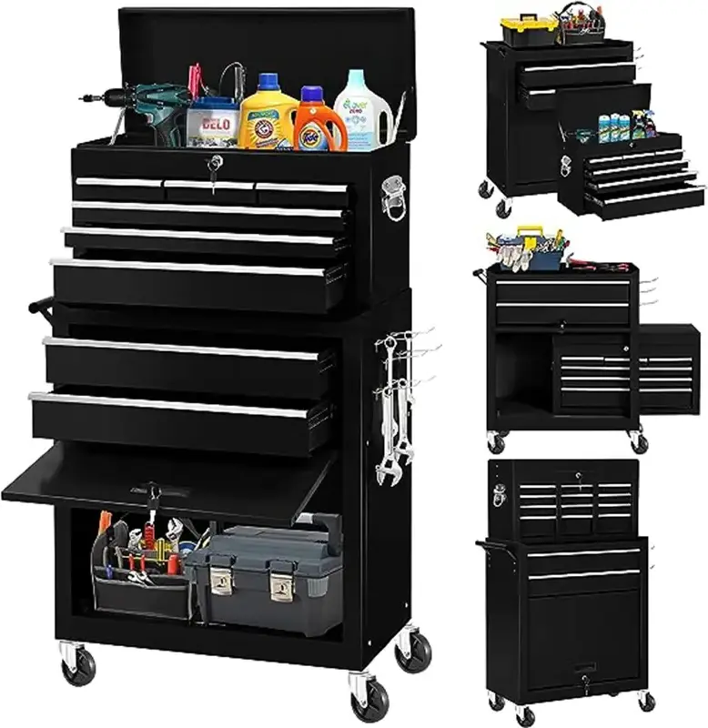 GD Mental steel tool cabinet workshop tool chest for storage efficiency workbench office