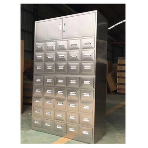 Factory Price Stainless Steel Hospital Chinese Medicine Cabinet Pharmacy Medicine Cabinet