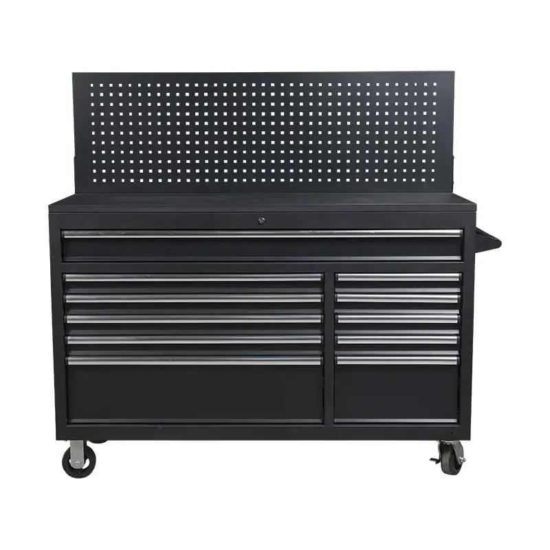 2024 black heavy duty mental steel tool cabinet workshop tool chest for storage efficiency workbench office