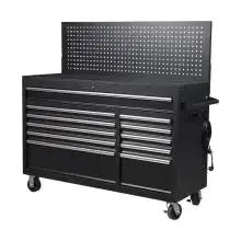 2024 black heavy duty mental steel tool cabinet workshop tool chest for storage efficiency workbench office