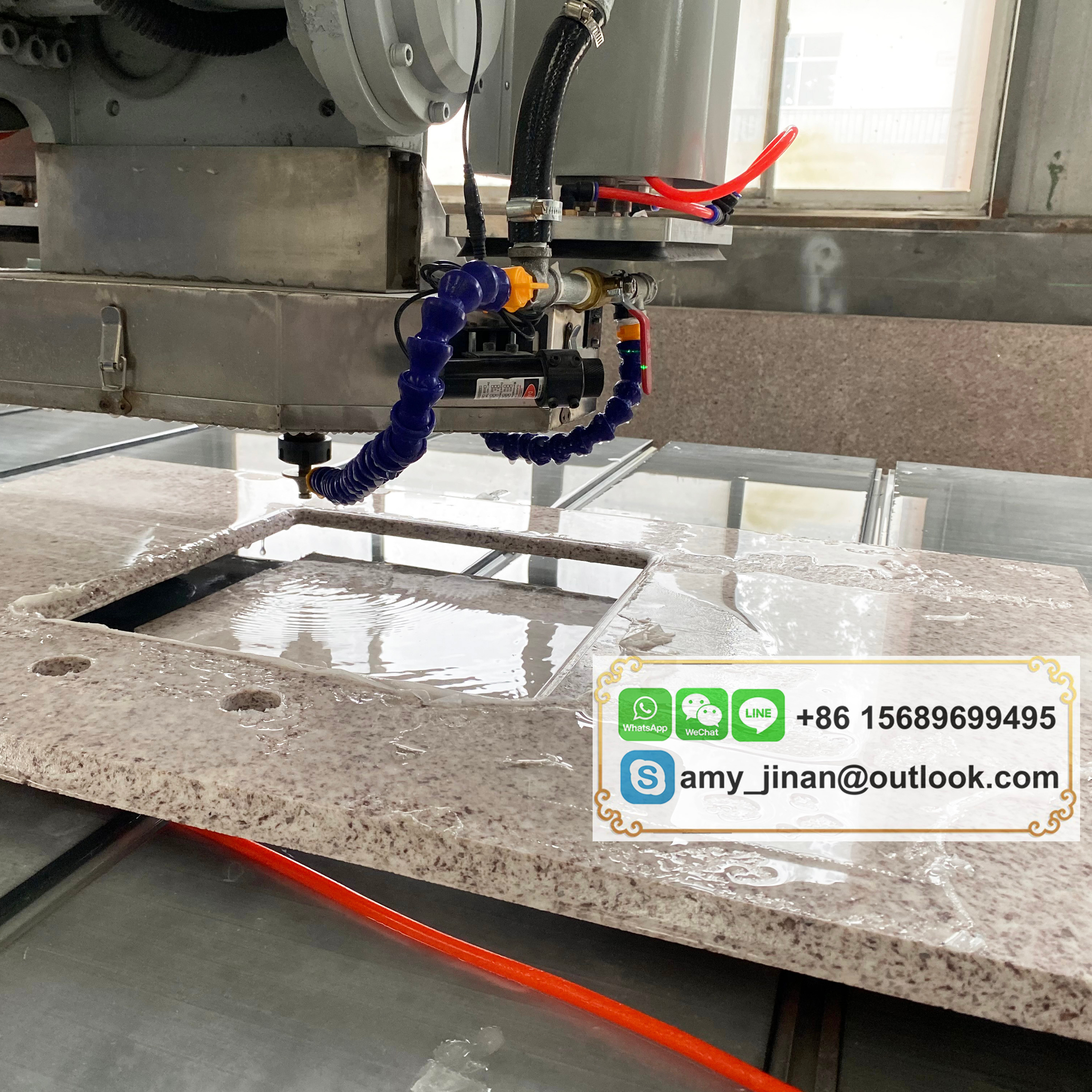 GANGER GQ-3220D stone machinery bridge saw marble cutting cutter automatic granite slab Cutting Saw Machine for sale