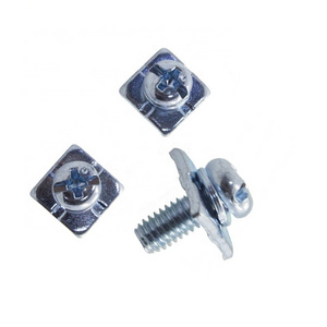 M3x8 Blue Zinc Plated Iron Cross Recessed Pan Head SH Type Terminal Screw