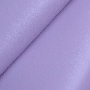 Eco-friendly Water based Wet PU Faux flocking backing bonded PU artificial microfiber Leather