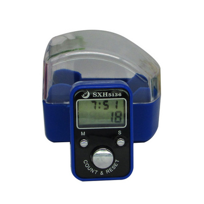 Mini Digital Hand Ring Tally Counter With Time Function