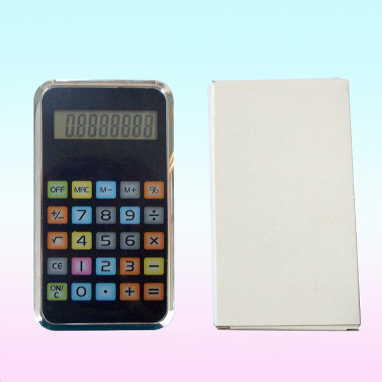 Promotional electronic touch screen smart phone calculator