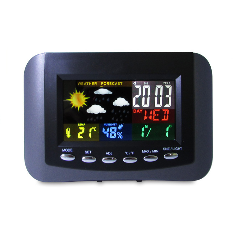 Digital LED Wireless Weather Station Alarm Clock Mechanism