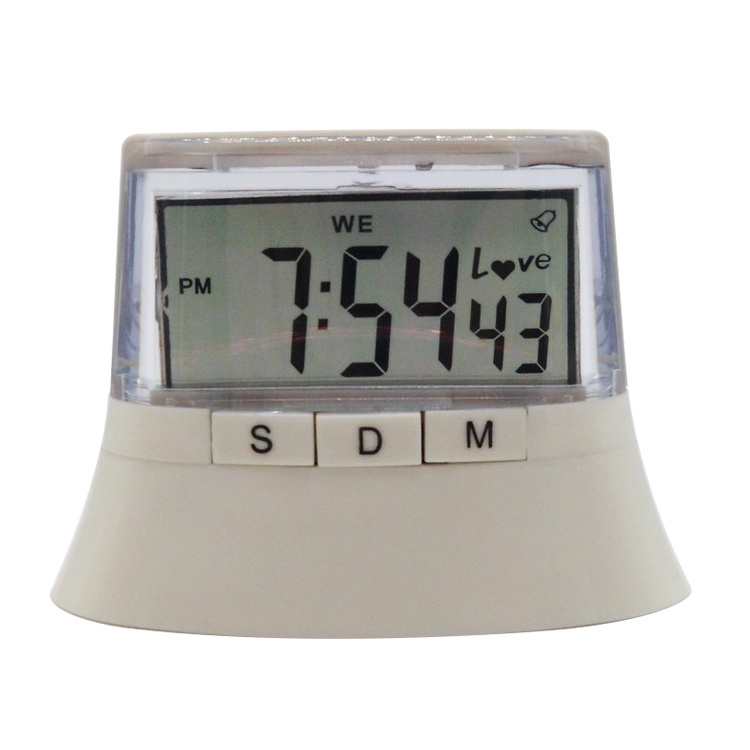 Transparent Solar Double-sided digital tower clock