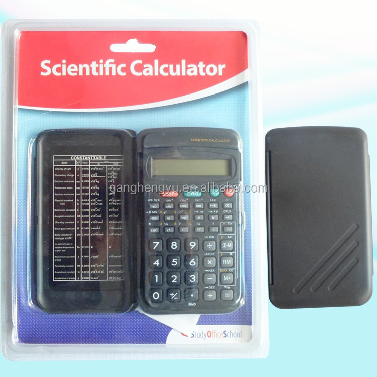 56 Kinds Of Scientific Examination Function Slip Cover 10 Digits Pocket Scientific Calculator KK-107