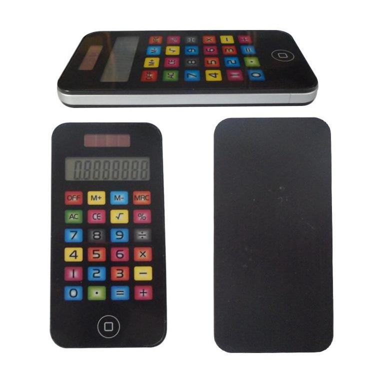 New Products Fashion Gifts Touch Screen Solar Pocket Calculator