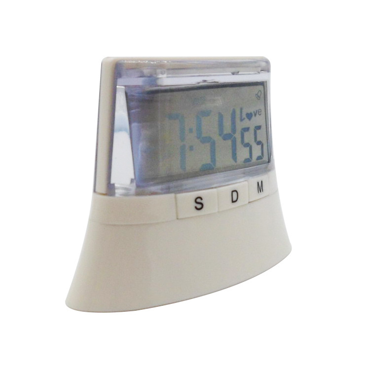 Transparent Solar Double-sided digital tower clock