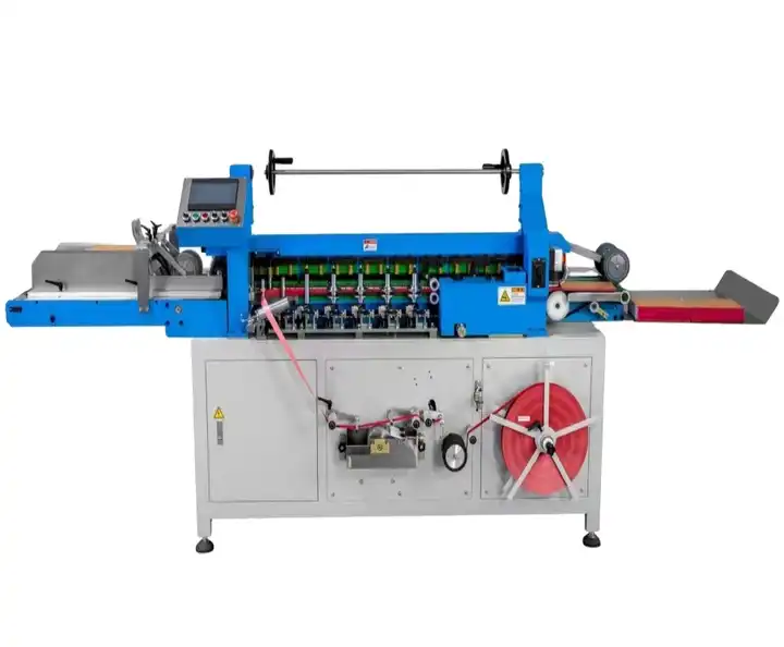 Book Spine Taping Machine/Book Back Glue Pasting Binding Machine