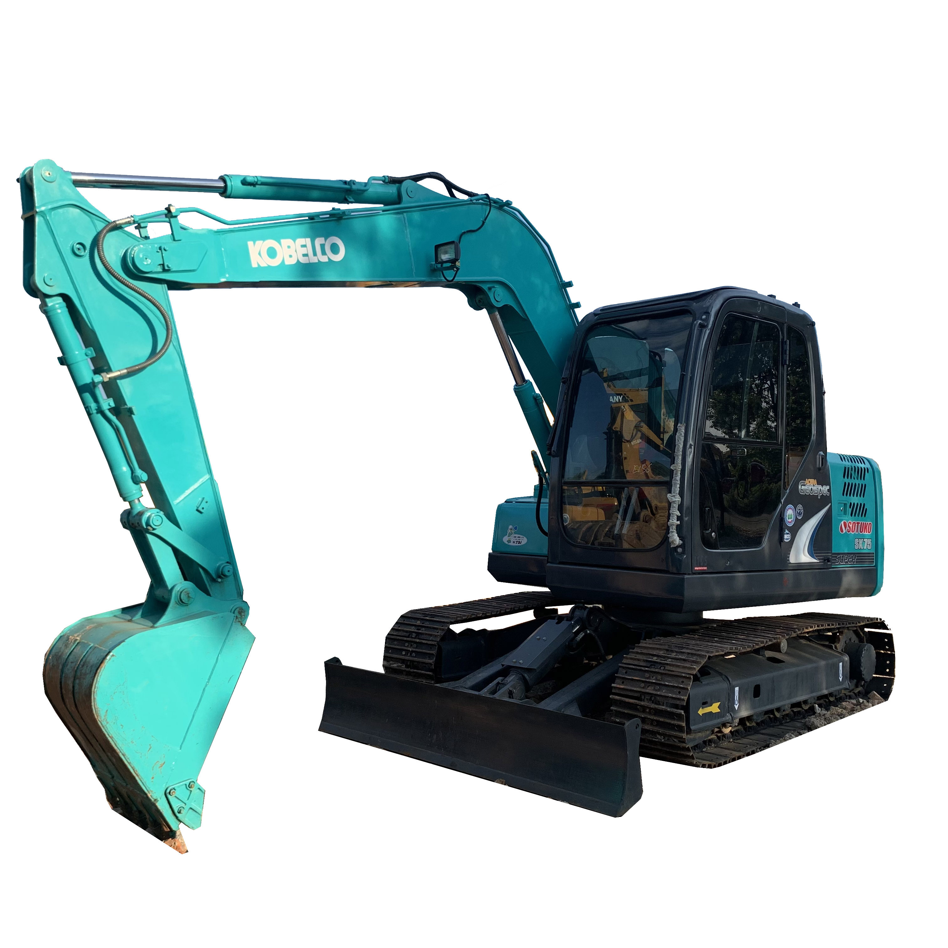 Retail Japan Good Sale Mutil Function Second Hand Used Mini Excavator Machine 7 Ton Used Kobelco SK75 Excavator