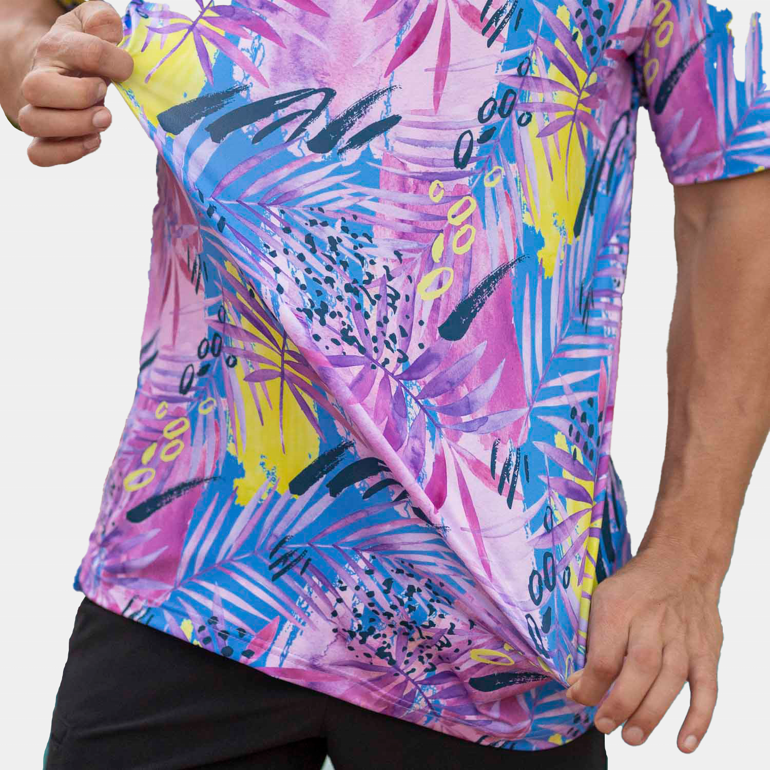 Custom Reliable Quality Sublimation Prints Short Sleeve Golf Shirts Polyester Spandex Polo Shirts Functional Sportswear Golf