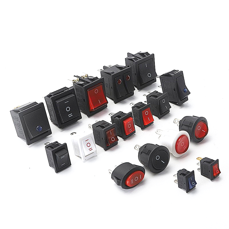 mini round switches light switch 12v panel LED 12v rocker switch