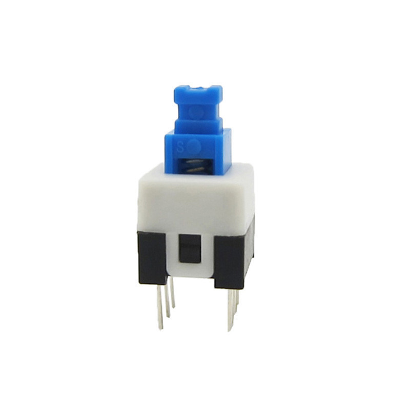 6 pin plastic RGB vertical mini on off pushbutton 24 volt push button switch