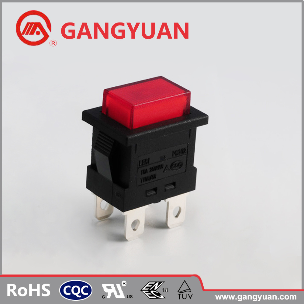 16a 250v 1e4 t125 4 pin custom automotive rocker switch