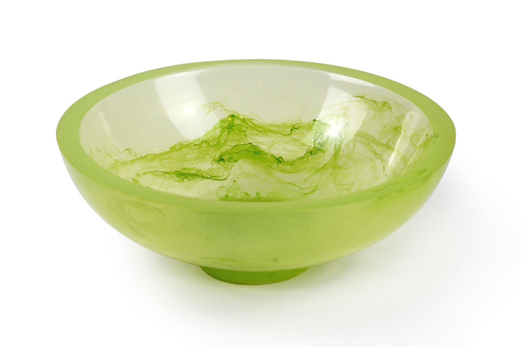 Handmade Resin Polished Bowl For Home And Hotel Decoration Food And Salad Bowl High Quality