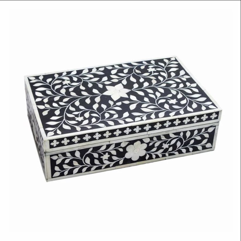 Wholesale Bone Inlay Jewelry Storage Box Best Quality Indian Handmade Bone Inlay Gift Boxes