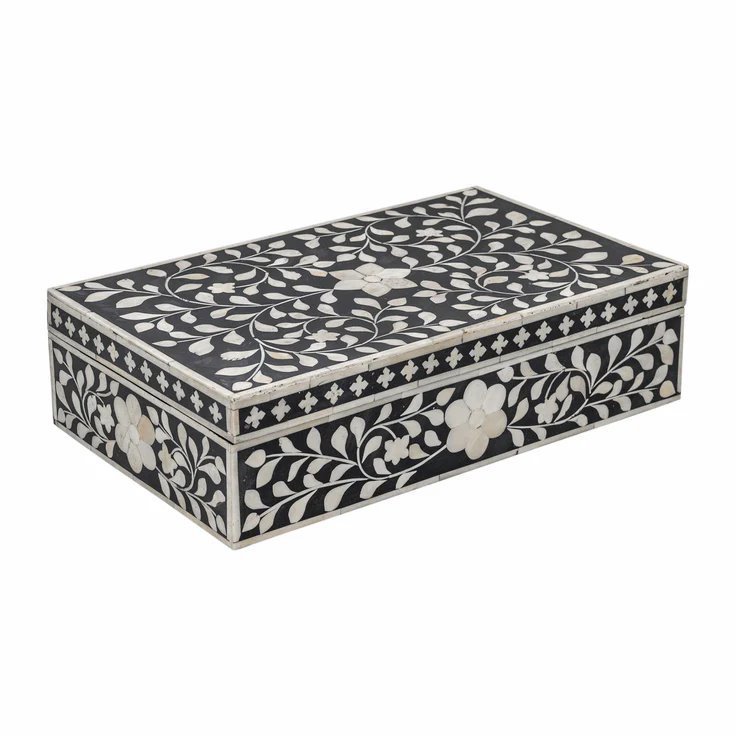 Wholesale Bone Inlay Jewelry Storage Box Best Quality Indian Handmade Bone Inlay Gift Boxes