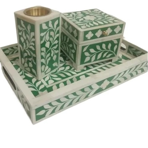 High Quality Pink Resin Bakhoor Incense Burner Set with Bone Inlay Tray Scented Fragrance Holder for Home Decor