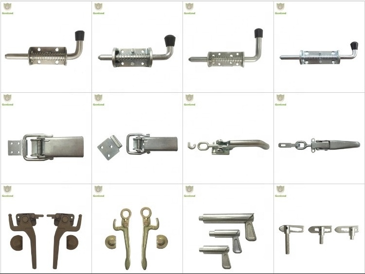 Anti Luce Fastener for Trailer Truck Side Gate Board Spring Bolt Latch Over Center Toggle Latch