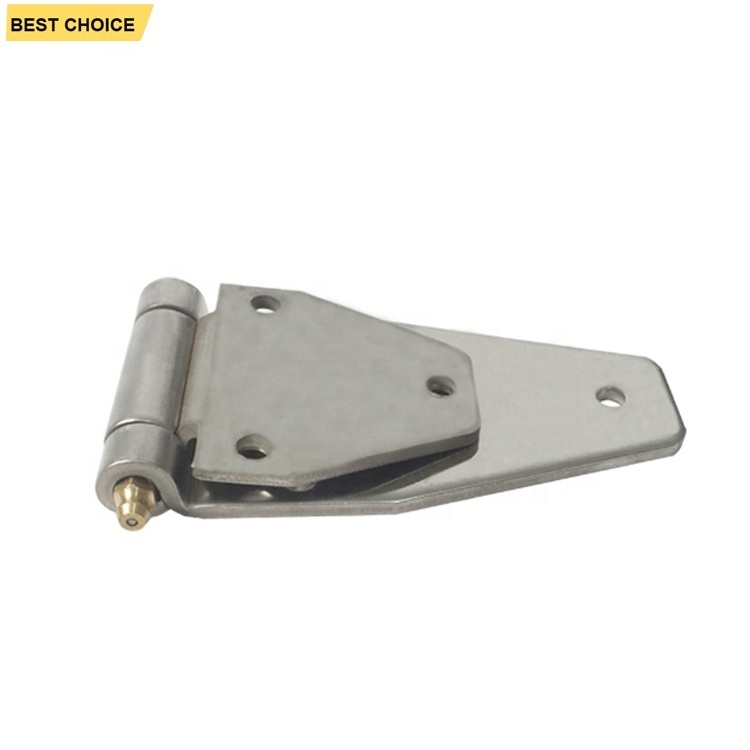 GL-13127S 6 Holes Semi Trailer Door Hinge Double Sided Trailer Door Hinge