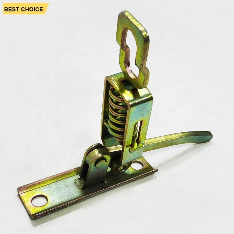 GL-17118 Adjustable Steel Latch Lock with Hook Zinc Plated Spring Loaded Side Toggle Fastener