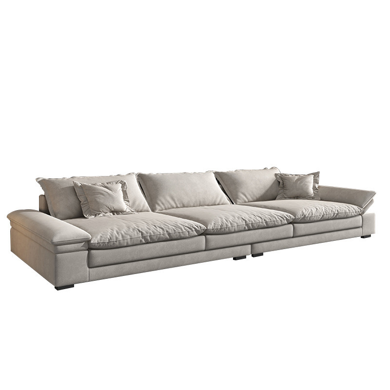 Comfy Modern L Shape Sectional Sofa with Pillows Deep Seat Extra Large Couches Over Size Corner Sofa Living Room Sofas