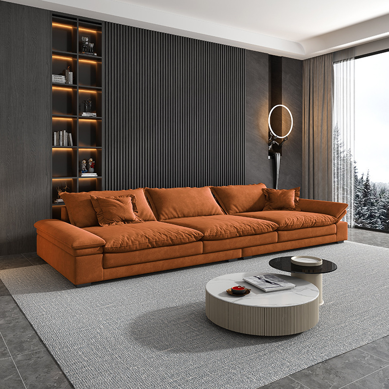 Comfy Modern L Shape Sectional Sofa with Pillows Deep Seat Extra Large Couches Over Size Corner Sofa Living Room Sofas