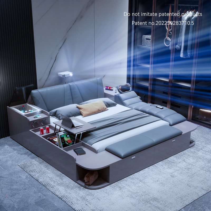 TV lift bed multifunction bed projector bed