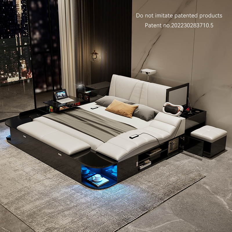 TV lift bed multifunction bed projector bed