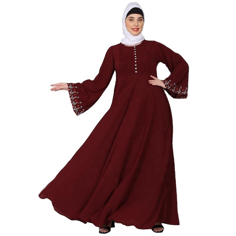 Latest Arrival Premium Quality Luxury Modest Womans Salwar Kameez Morocco Dress Kaftan Muslim Dress Jubah Abaya Dubai Kaftan OEM