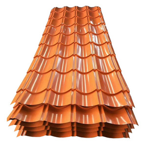 cheap zinc aluminium corrugated metal roofing sheet gi color coated pre-painted roof sheet