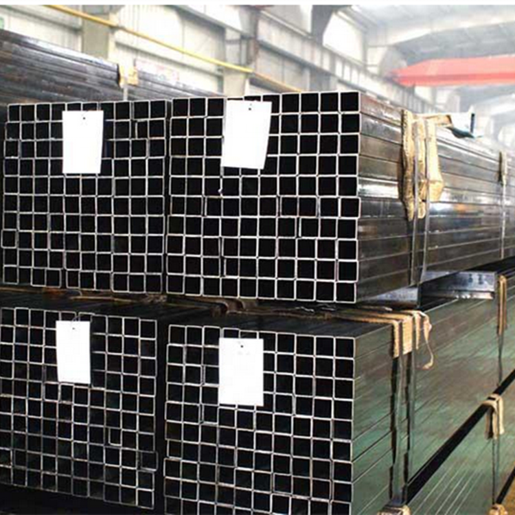 China Black Square Steel Pipe  Square Tube Steel Pipe Hollow Black Square Tube Erw Pipe And Tube