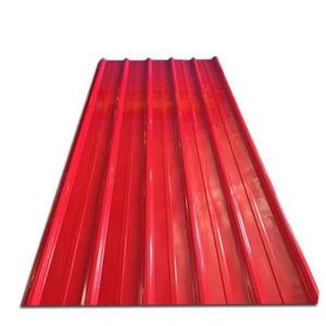 PPGI Corrugated Profiled Color Steel Roof 1050mm Trapezoidal Prepainted Metal Roofing Sheet