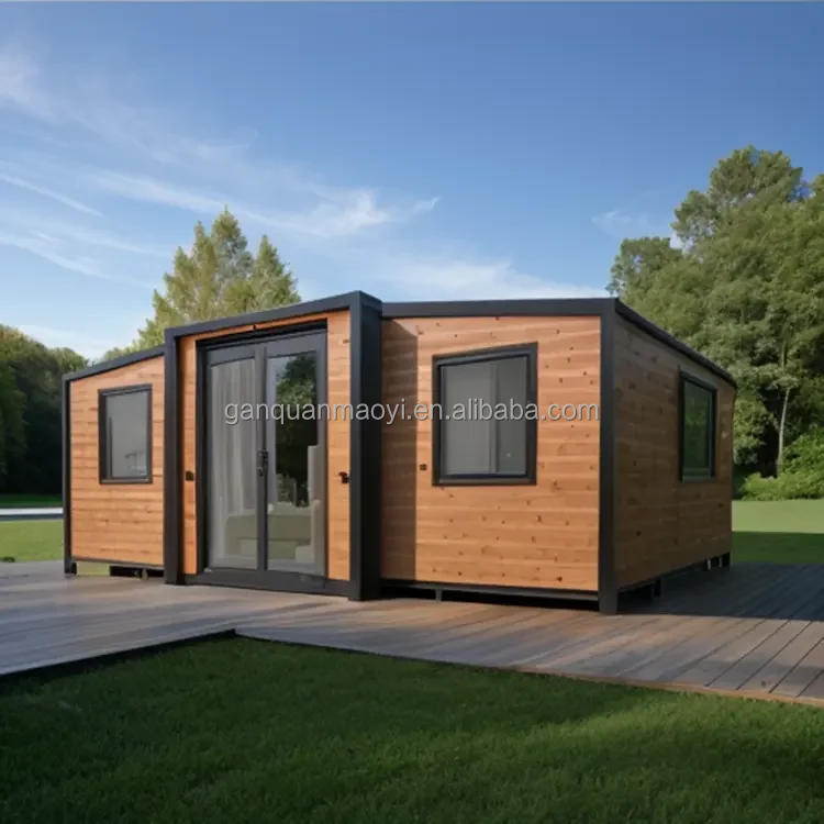 Light steel structure frame prefabricated modular container house  Foldable House Luxury Modular Mobile  Office  Container House