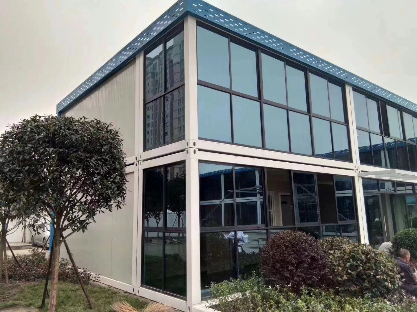 Light steel structure frame prefabricated modular container house  Foldable House Luxury Modular Mobile  Office  Container House