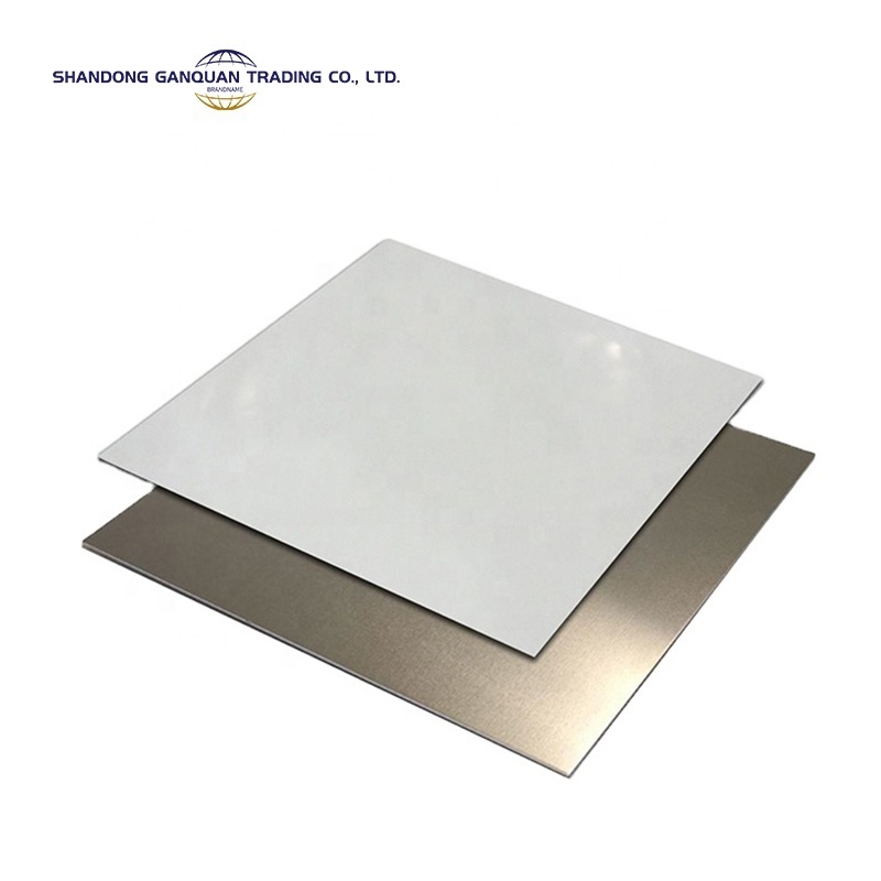 Brushed anodized aluminum, sandblasted alumina sheet, color powder sprayed aluminum plate