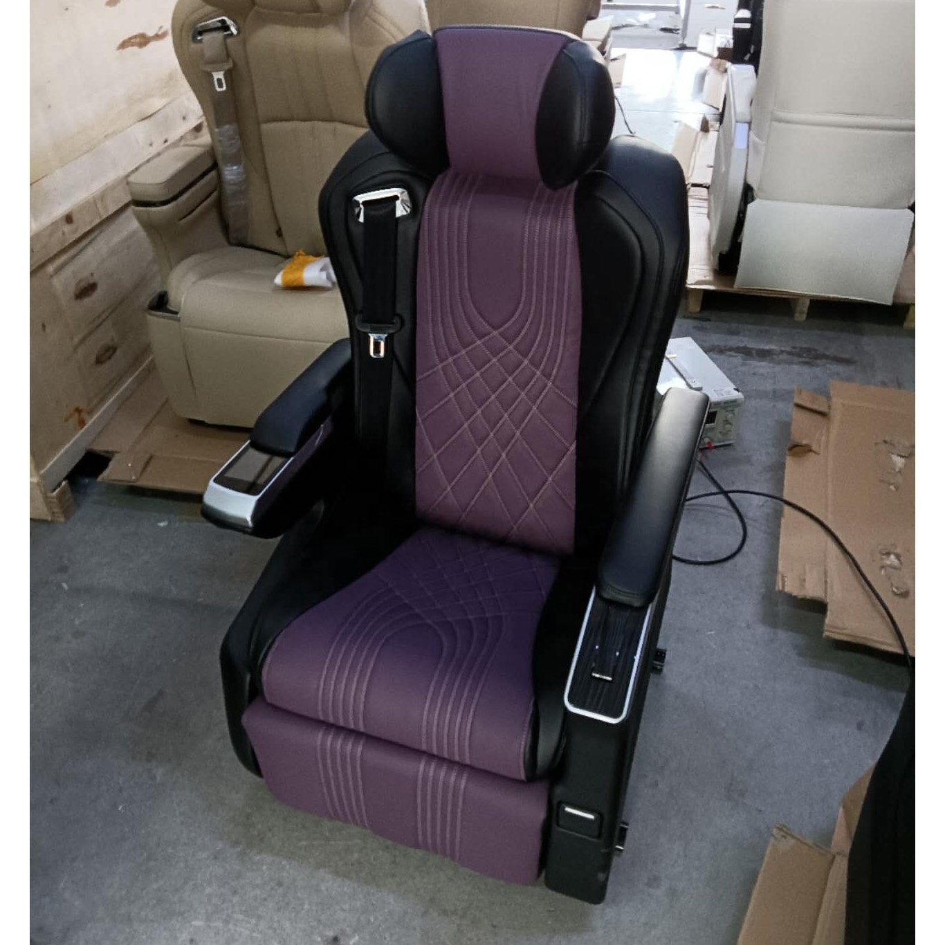 Car accessories VIP car Seat with monitor luxury Seat with table For  Vito Metris Sprinter Alphard Velfire Swivel Car seat