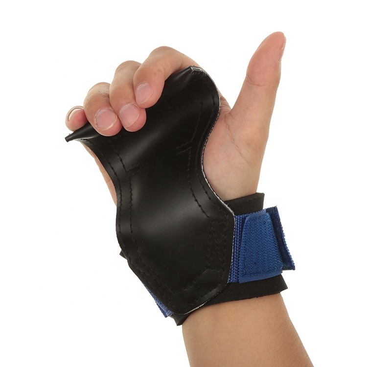 Leather Palm Guard to Reduce Hand Tearing Hand Grips Wrist Support for Weightlifting