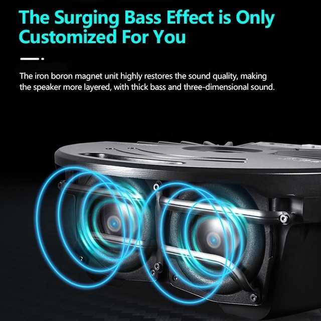 New Dual Bass Speaker Sub Woofer Speakers for Cars Audio System Max Power Amplifier 18 inch Car Spare Tire Active Subwoofer