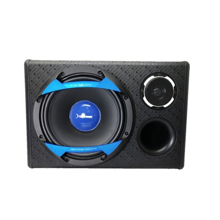 High Performance Car Active Full Audio Sound Speakers Box 10 inch Car Subwoofer