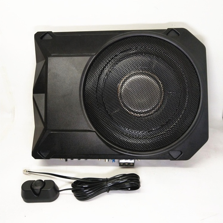 8 10 inch subwoofer under seat super slim car speakers aluminum basket subwoofers 12v 220v