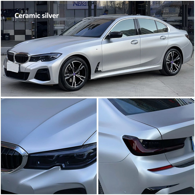 The New Wrapping Film Matte Chrome Metallic Car Vinyl Wrap 1.52*18m Full Car Wrap Film Vinyl Car