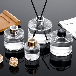 Aromatherapy bottles circular glass perfume bottle volatile extension house incense bottle dry vase