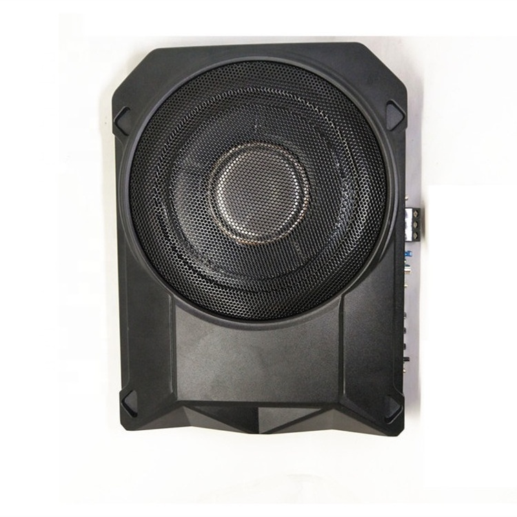 8 10 inch subwoofer under seat super slim car speakers aluminum basket subwoofers 12v 220v