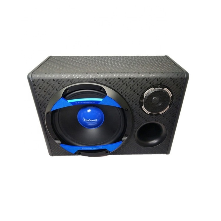 High Performance Car Active Full Audio Sound Speakers Box 10 inch Car Subwoofer