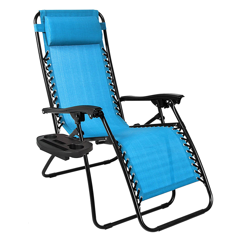 Outdoor Lounge chair Adjustable Folding Zero Gravity Recliner Chair Lounge