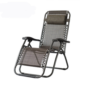 Stocked Zero Gravity Lawn Camping Chairs Outdoor Furniture Beach Recliner Chair with Armrest